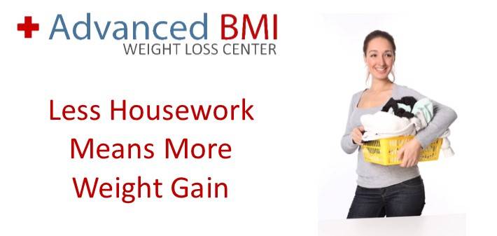 Less Housework Means More Weight Gain